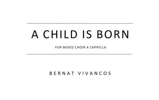 A child is born score cover