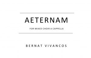 Aeternam score cover