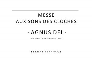 Messe aux sons des cloches, Agnus Dei score cover