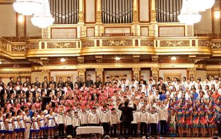 Chorus at the Opening Ceremony of the World Peace Choral Festival