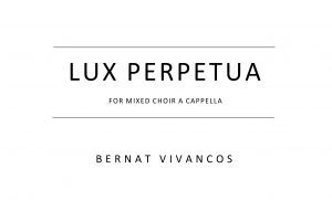 Lux Perpetua score cover