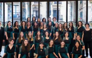 Cor de Noies de l’Orfeó Català in Palau de la Música, Barcelona (Spain)
